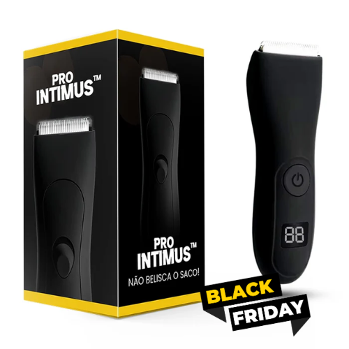 BlackFriday - Barbeador Pro Intimus™ (Que não belisca o saco e a pele!)