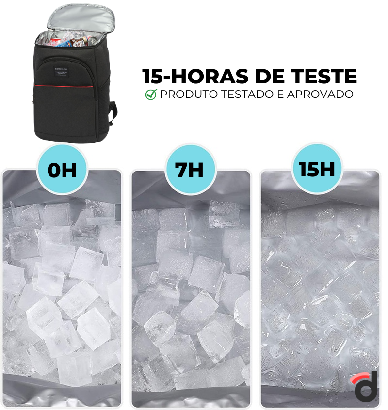 Mochila COOLER à Prova D'água 20L - Thermal Bag®