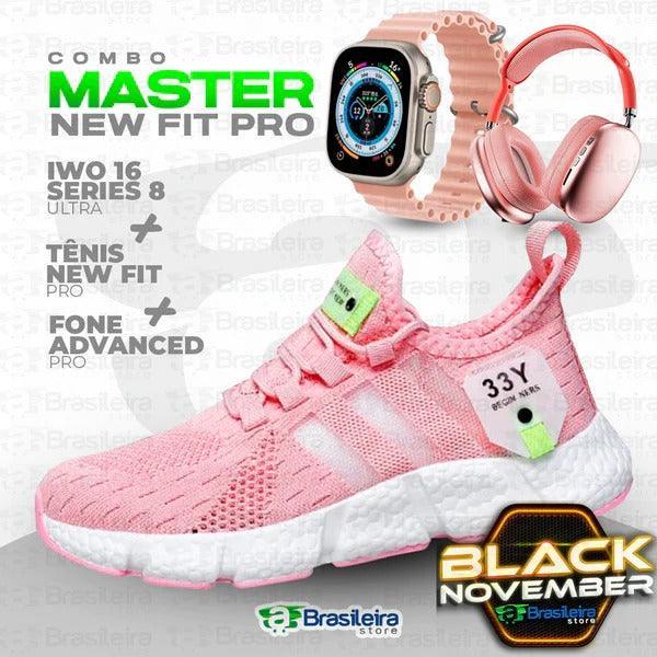 SNEAKERS NEW FIT PRO 3em1 - IWO 8 ULTRA + FONE 🚀(QUEIMA DE ESTOQUE) - Popular Shopp Br