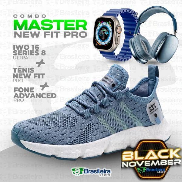 SNEAKERS NEW FIT PRO 3em1 - IWO 8 ULTRA + FONE 🚀(QUEIMA DE ESTOQUE) - Popular Shopp Br