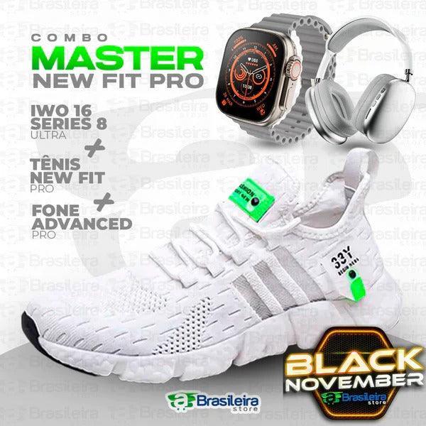 SNEAKERS NEW FIT PRO 3em1 - IWO 8 ULTRA + FONE 🚀(QUEIMA DE ESTOQUE) - Popular Shopp Br